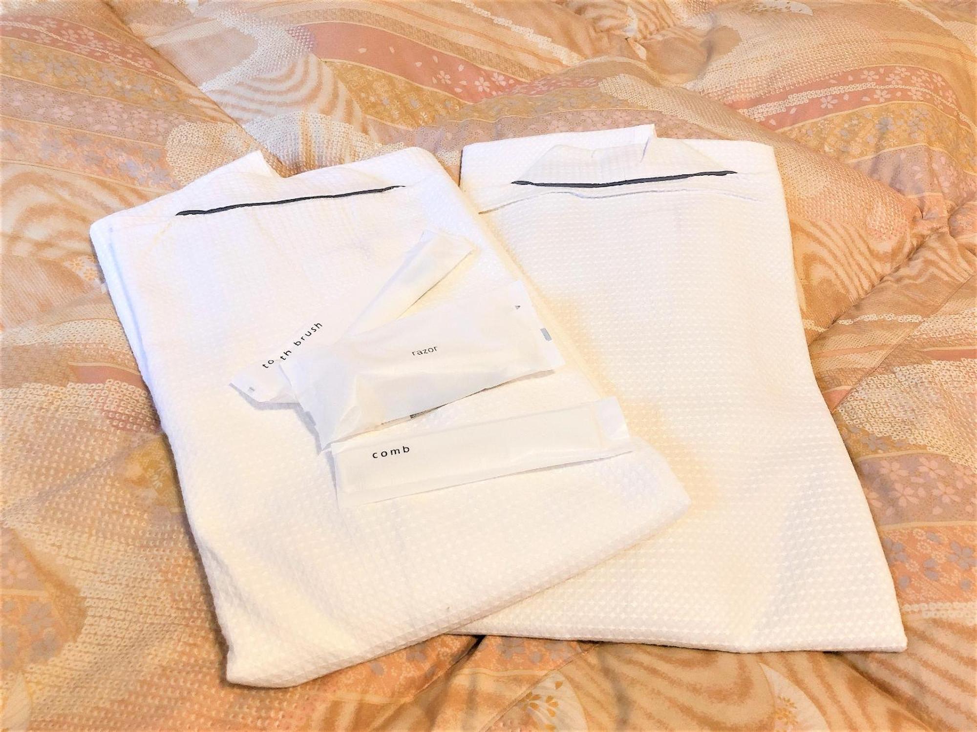 Zimmer im japanischen Stil mit eigenem Bad
