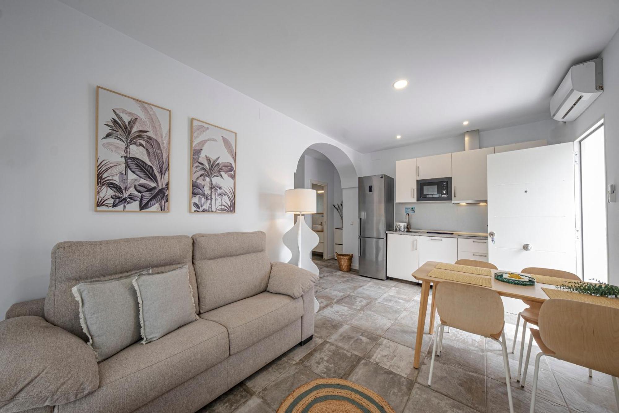 Apartamento con vistas al jardín
