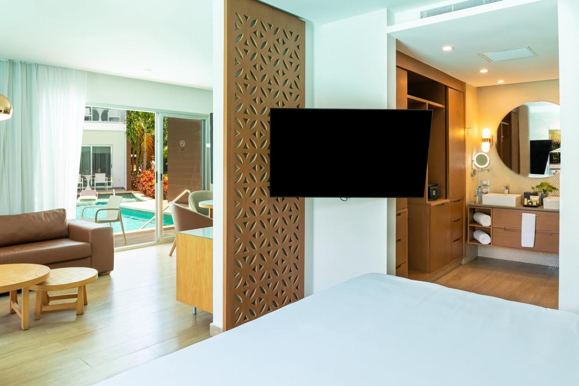 Suite 1 Chambre - Accès Direct à la Piscine