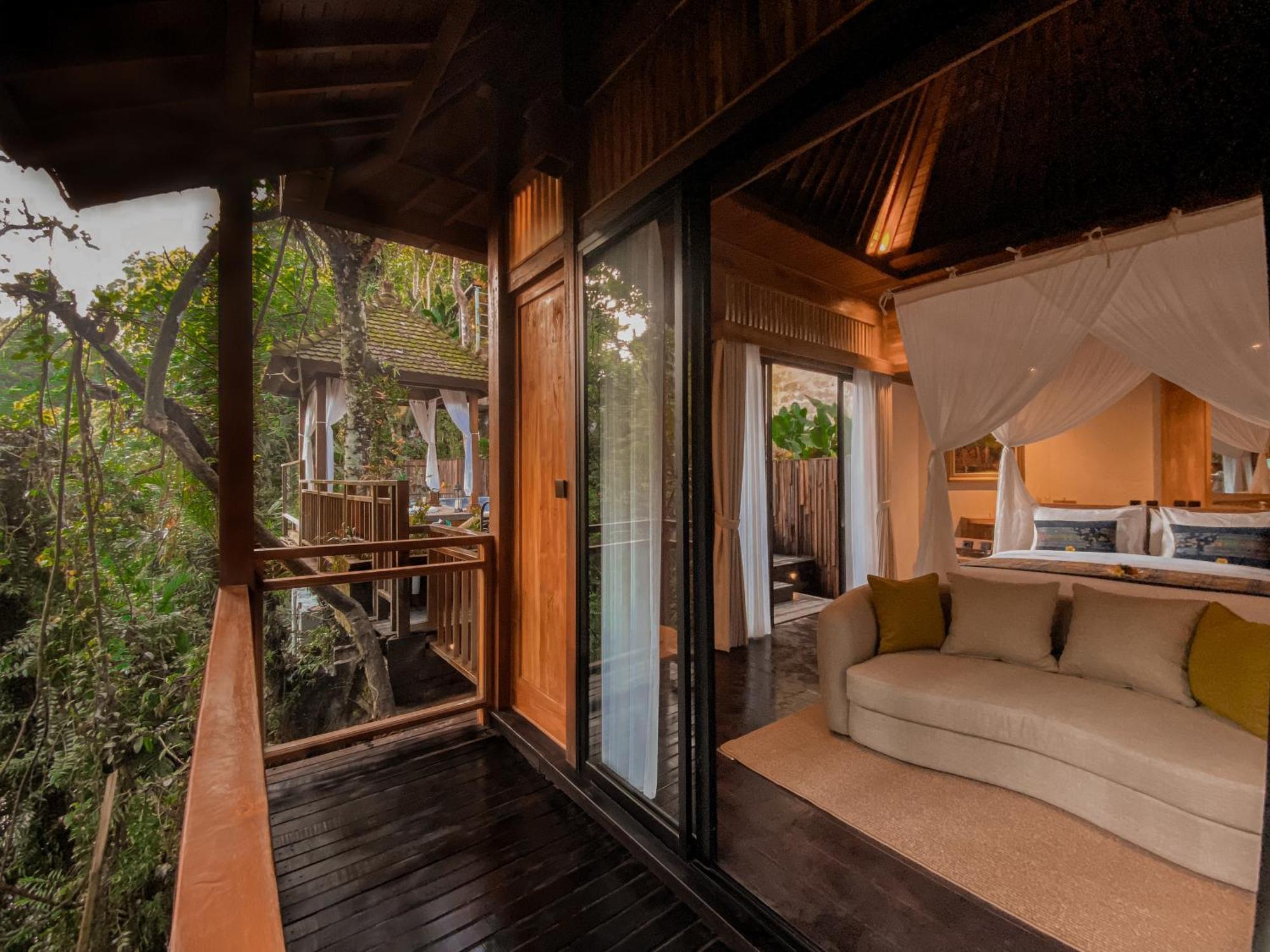 Präsidentenvilla mit einem Schlafzimmer, Blick auf den Wasserfall, beheiztem Pool und privatem Jacuzzi