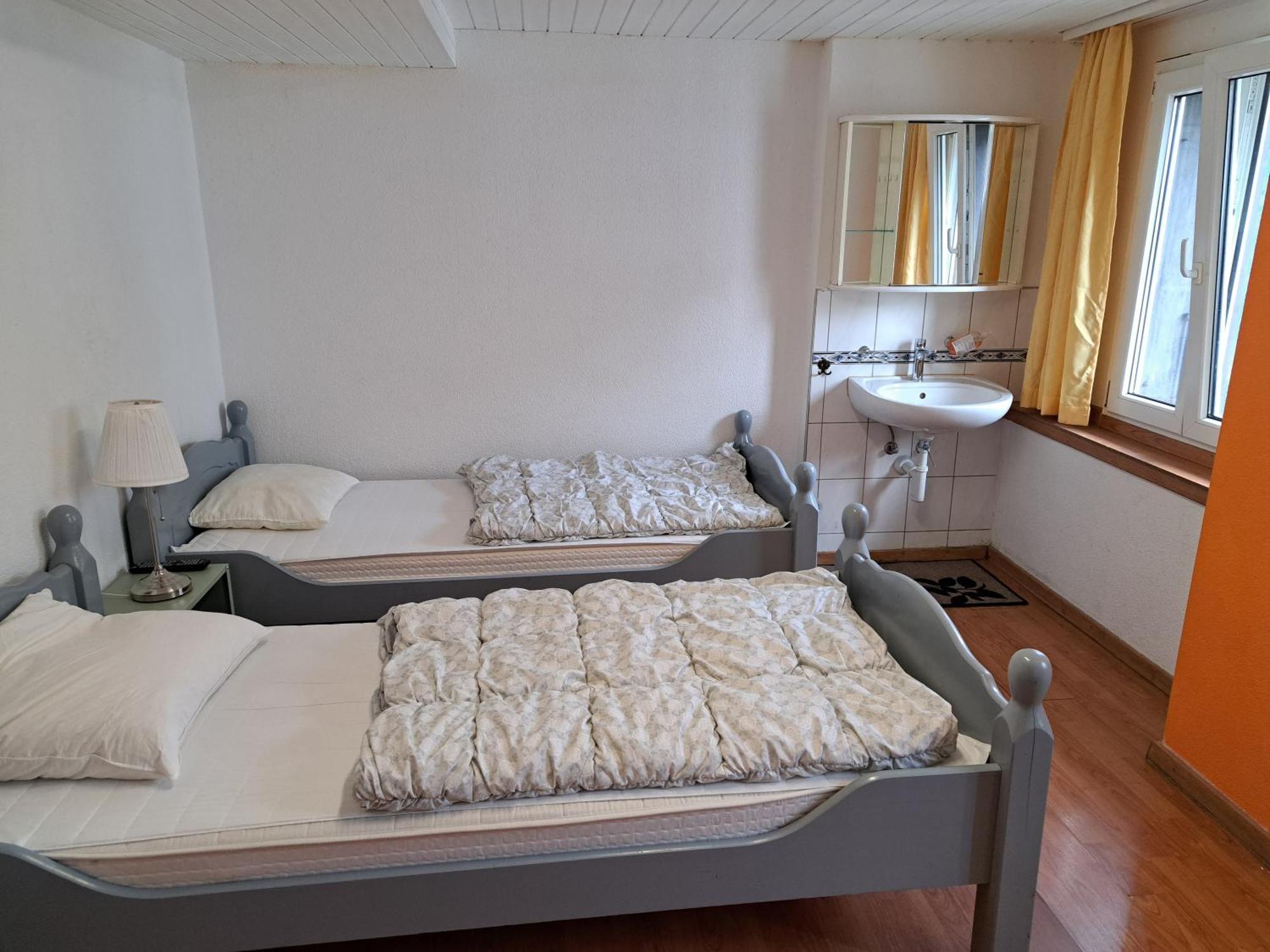 Budget Doppelzimmer mit Gemeinschaftsbad