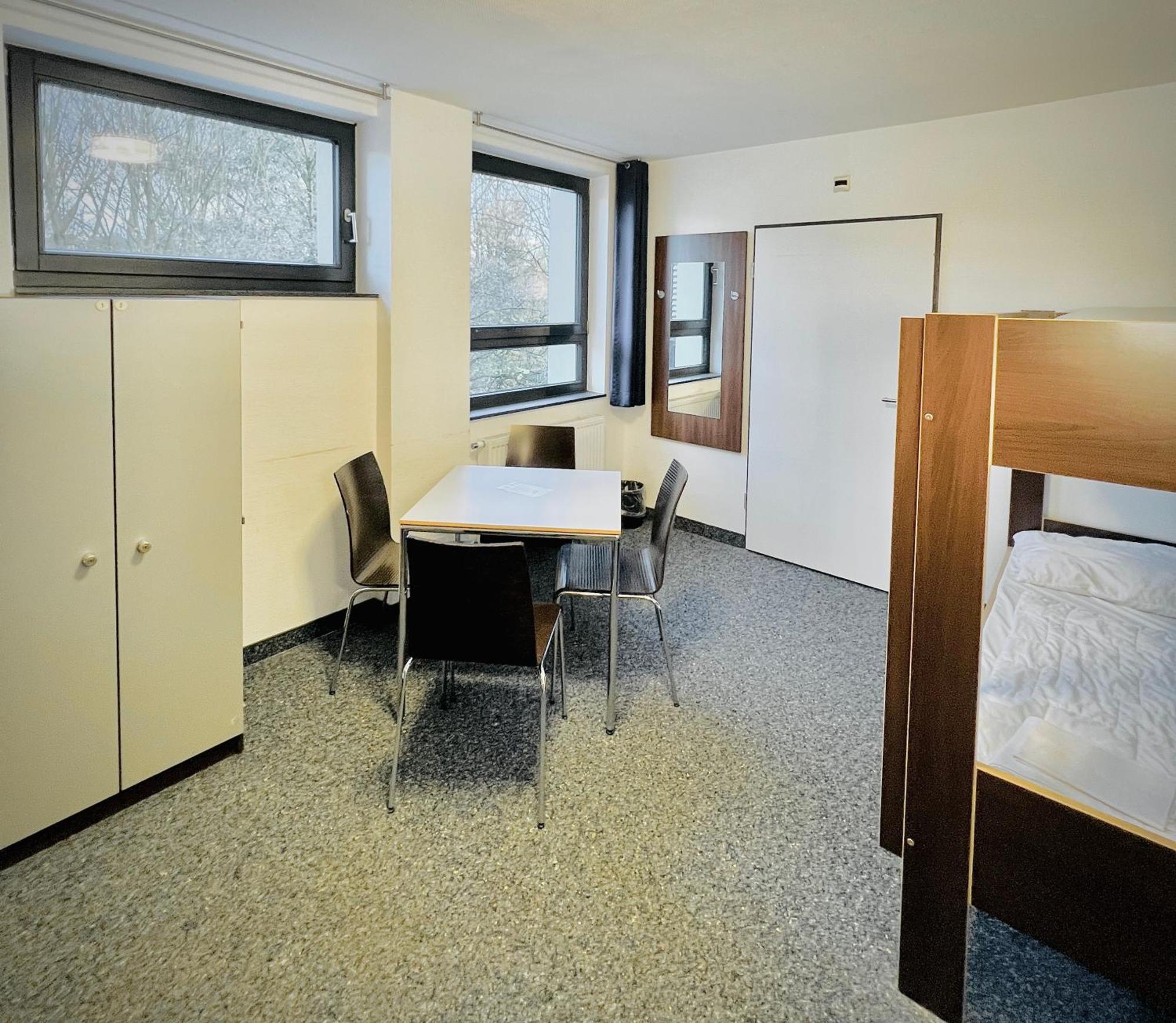 Male Dormitory Room Single Bed