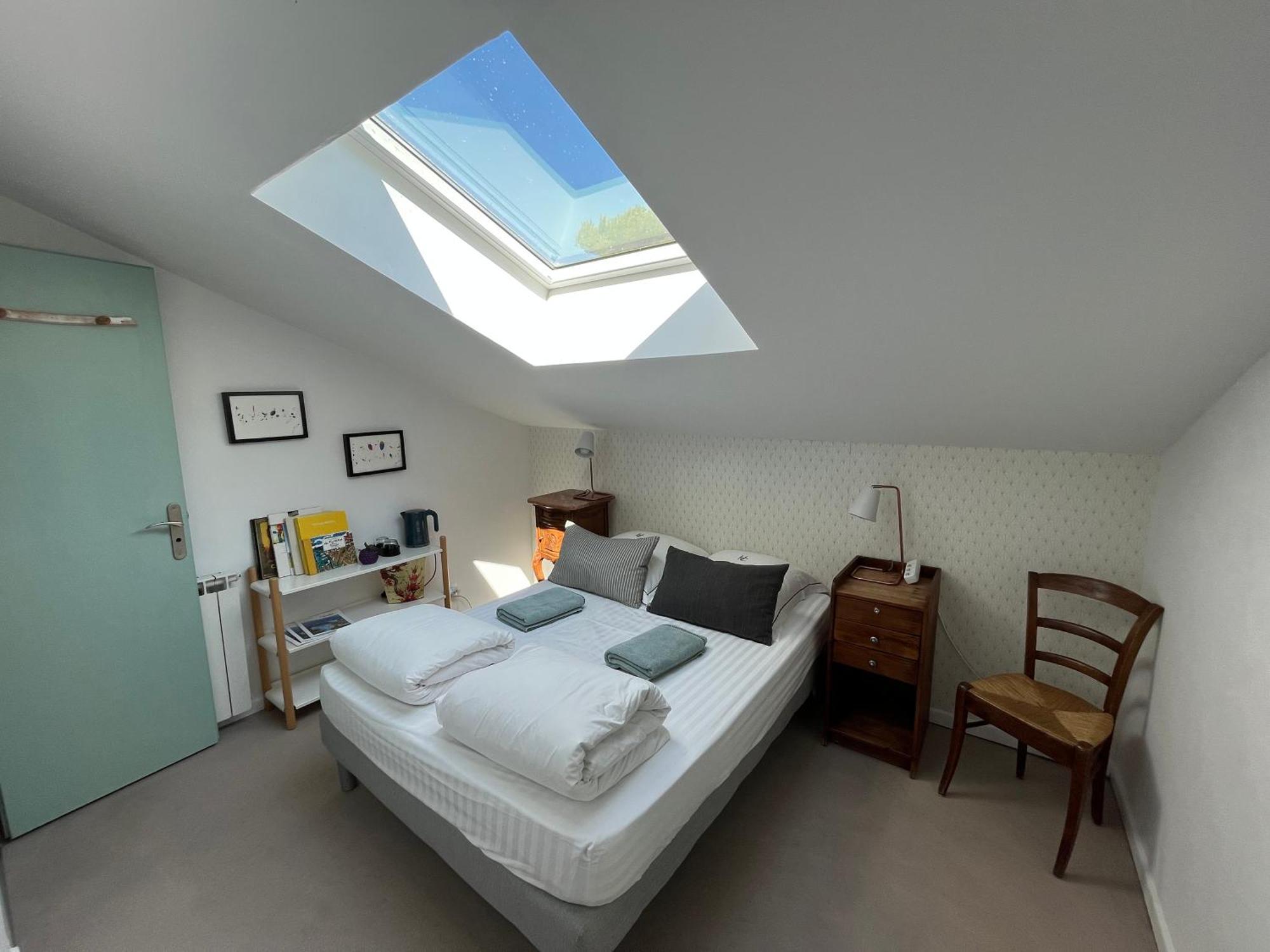 Chambre Double avec Toilettes Communes