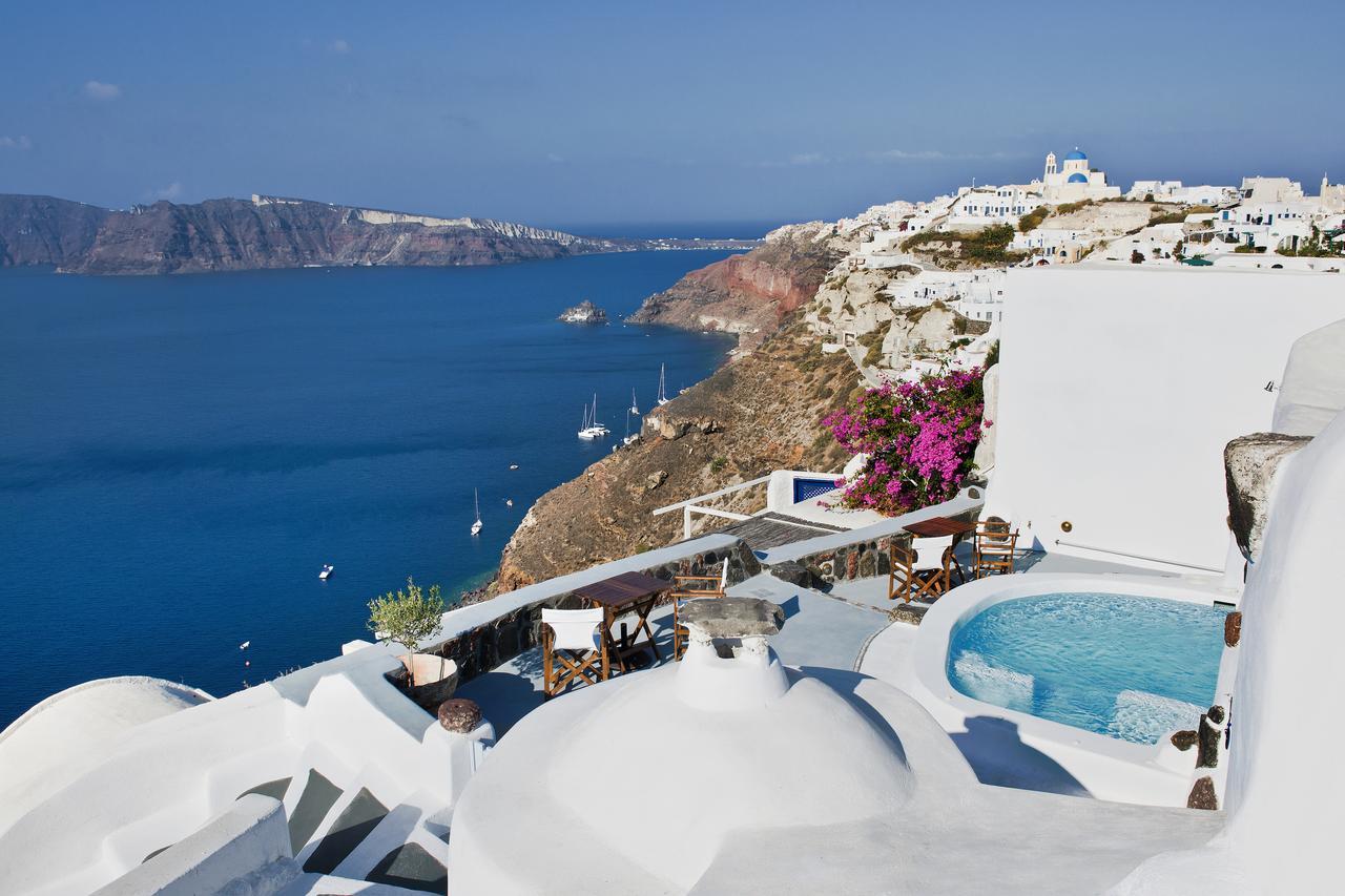 One-Bedroom Villa with Caldera View and Shared Pool (Hydor)