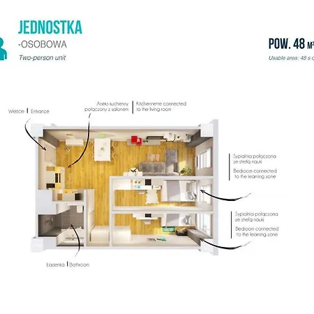 Studios And Shared Rooms At Livinnx Krakow-2