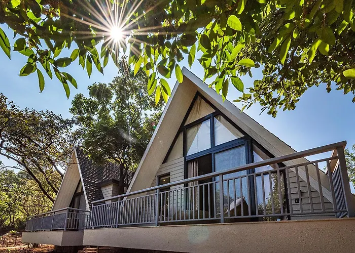 Villa: Saffronstays Hillside Harriers - 4 A-Frame Cottages Near Tiger Point Lonavala With Balconies And Bathtubs