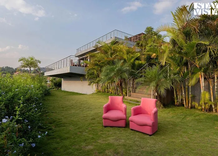 Private villas Aarna House By Stayvista - Mountain & Lakeview , Contemporary Modern Interiors & A Charming Terrace Garden