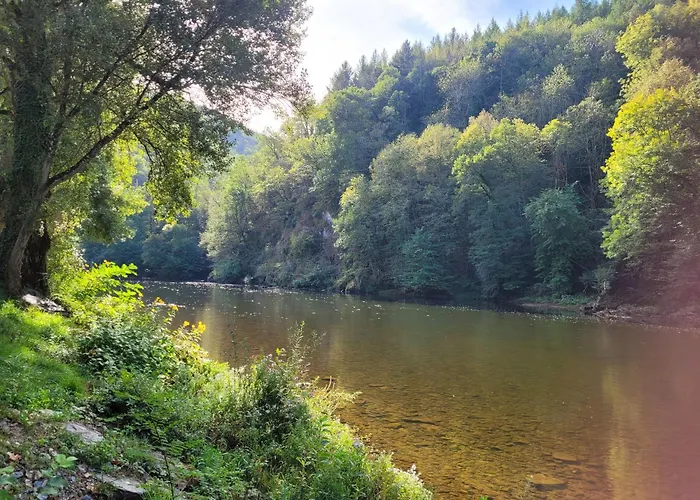 Village 17 gites, Piscine, Restaurant , 2 gites avec SPA, 4km de Conques
