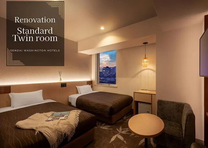 4 star hotel: Sendai Washington Hotel