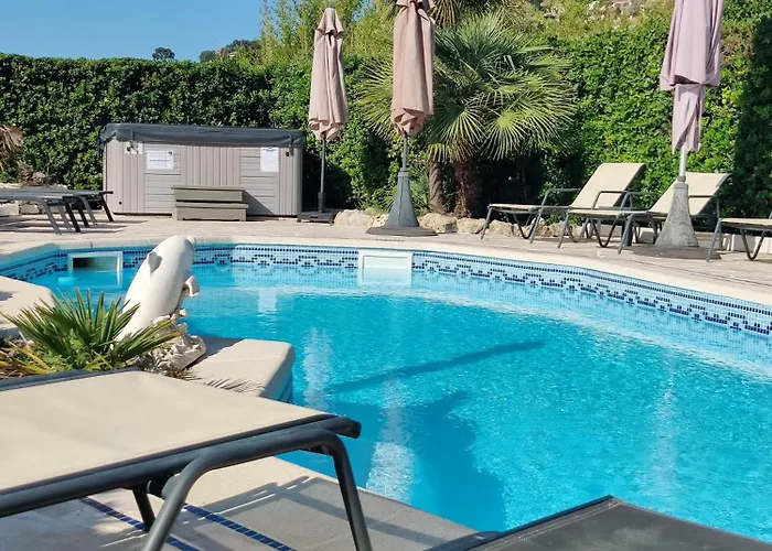Hôtel accueillant les animaux: VILLA PLEIN SUD-Piscine-Spa-Climatisation-Parking privé-calme et détente