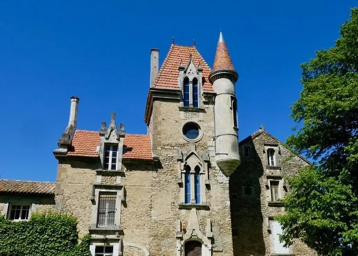 Hôtel accueillant les animaux: Château Rouge - petit château avec piscine - 8 chambres