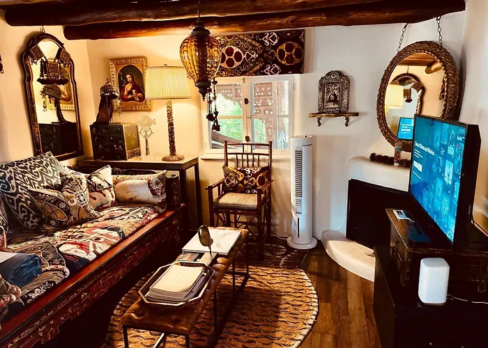Historic Adobe 1 Acre Compound Ultimate Santa Fe Immersion Classic & Dreamy