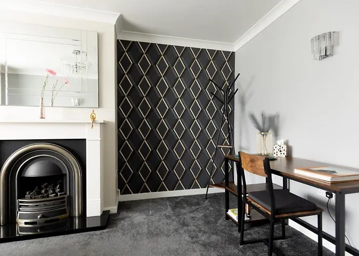 Pet Friendly hotel: Woodfield Road - Two Bed In Harrogate With Cosy Living Room Fire.