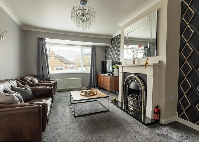 Pet Friendly hotel: Woodfield Road - Two Bed In Harrogate With Cosy Living Room Fire.